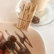 30 шт на заказ свадебные клипсы деревянные, на выбор клип свадебное украшение в деревенском стиле кантри Свадебные украшения