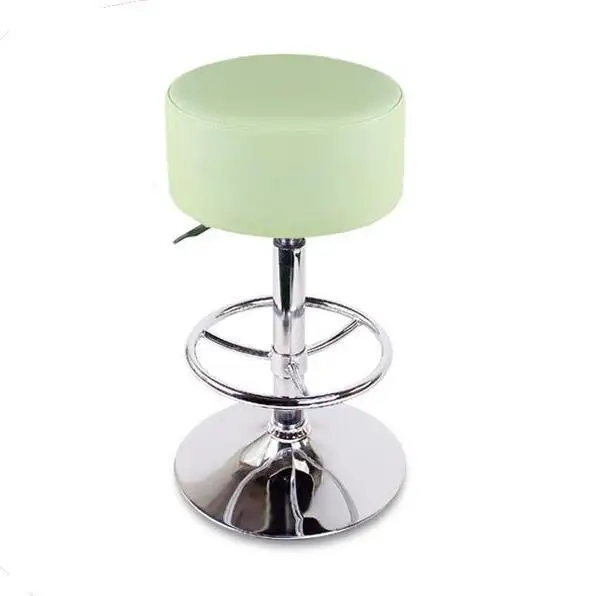 Eastern European fashion bar stool round footrest black red green white color chair retail and wholesale free shipping