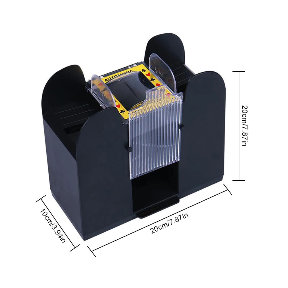 Покерная карта Автоматическая тасующий карты игрок электрическая карточки для настольных игр Shuffler шесть колод карт Shuffle в секундах