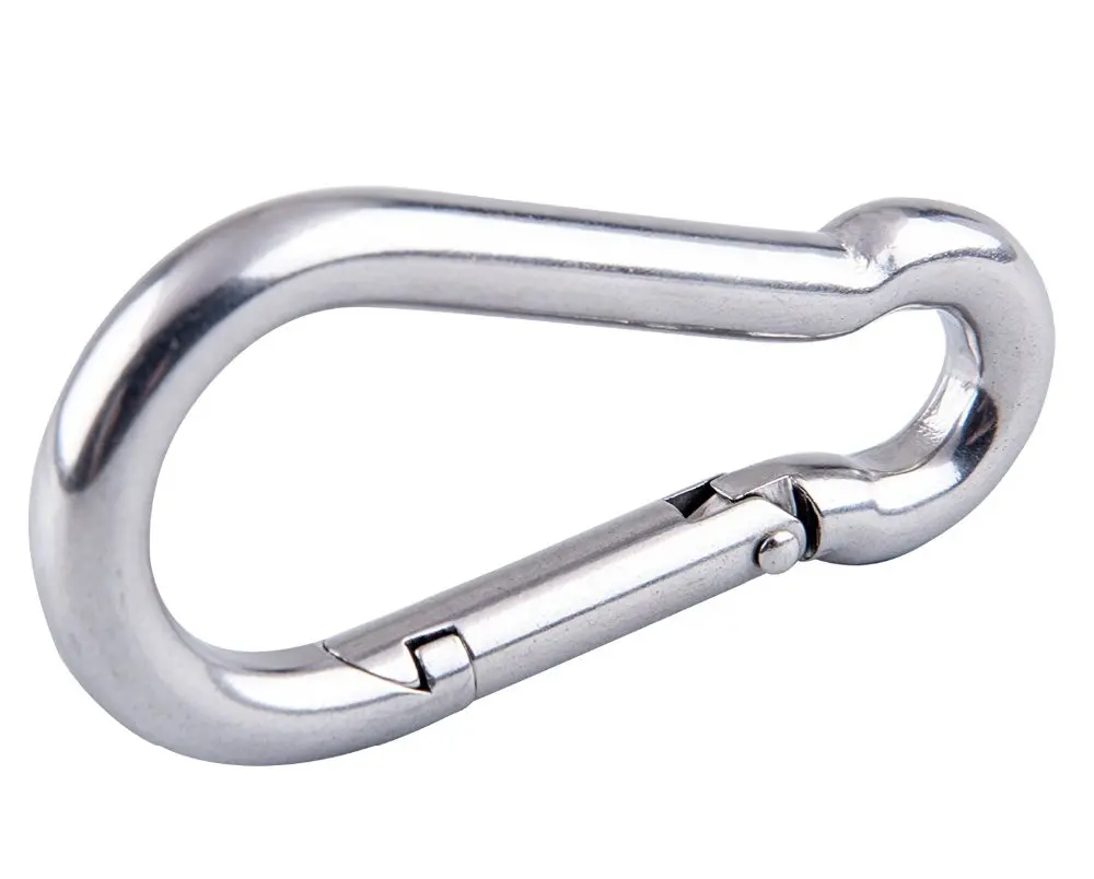 

Dropshipping Hammock Carabiners and hooks,Spring Clip Spring hook with nut,carbine hook, carabiner for outdoor Camping