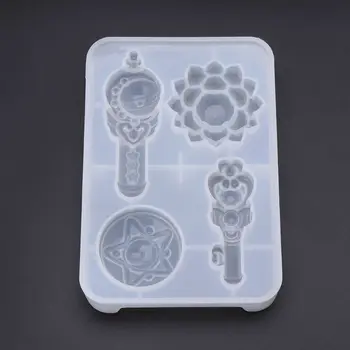 

Silicone Mold DIY Magic Stick Flower Mirror Molds Toys Girls Products Jewelry Making Epoxy Resin Crafts Drop Ship W2952001