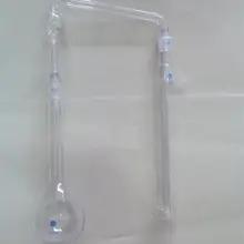 500 мл Kjeldahl азотный дистилляционный аппарат, конденсатор liebig, лабораторная стеклянная посуда