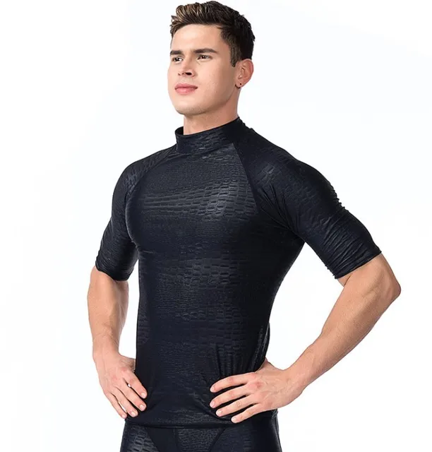 Rashguard men swimsuit long sleeve rash guard 3D Printed swimwear Pant