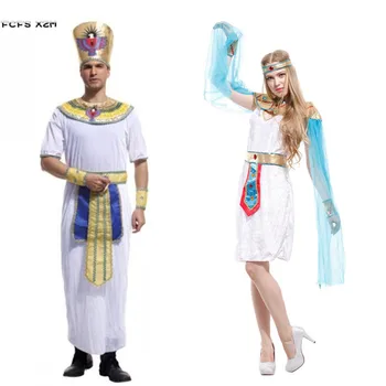 

Adult Egyptian Pharaoh Queen Cosplays Woman Halloween Cleopatra Costumes Carnival Purim Festival parade Masquerade party dress