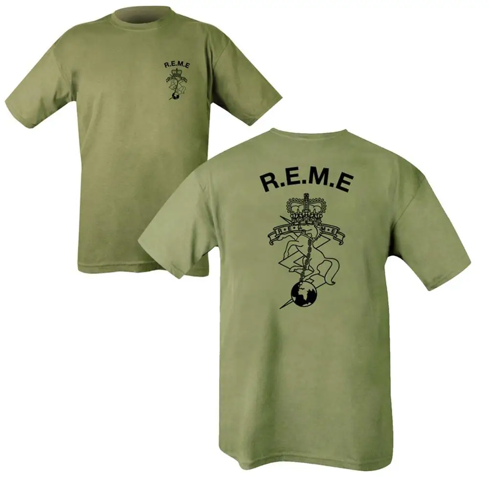 HMRC Para REME RGR RMC SAS RE Army Футболка мужская повседневная США размер S-3XL - Цвет: army green 3