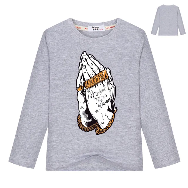 Kids Praying Hands Blessed T Shirt Cool Christian Religious Jesus - kids praying hands blessed t shirt cool christian religious jesus tee for boys girls religious gift t shirts 100 cotton 6 8