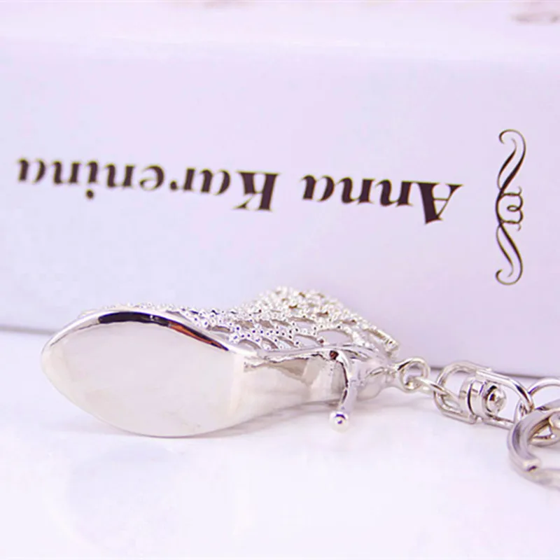 Цепочка для ключей с подвеской на высоком каблуке|crystal key holder|key holderfashion holder |