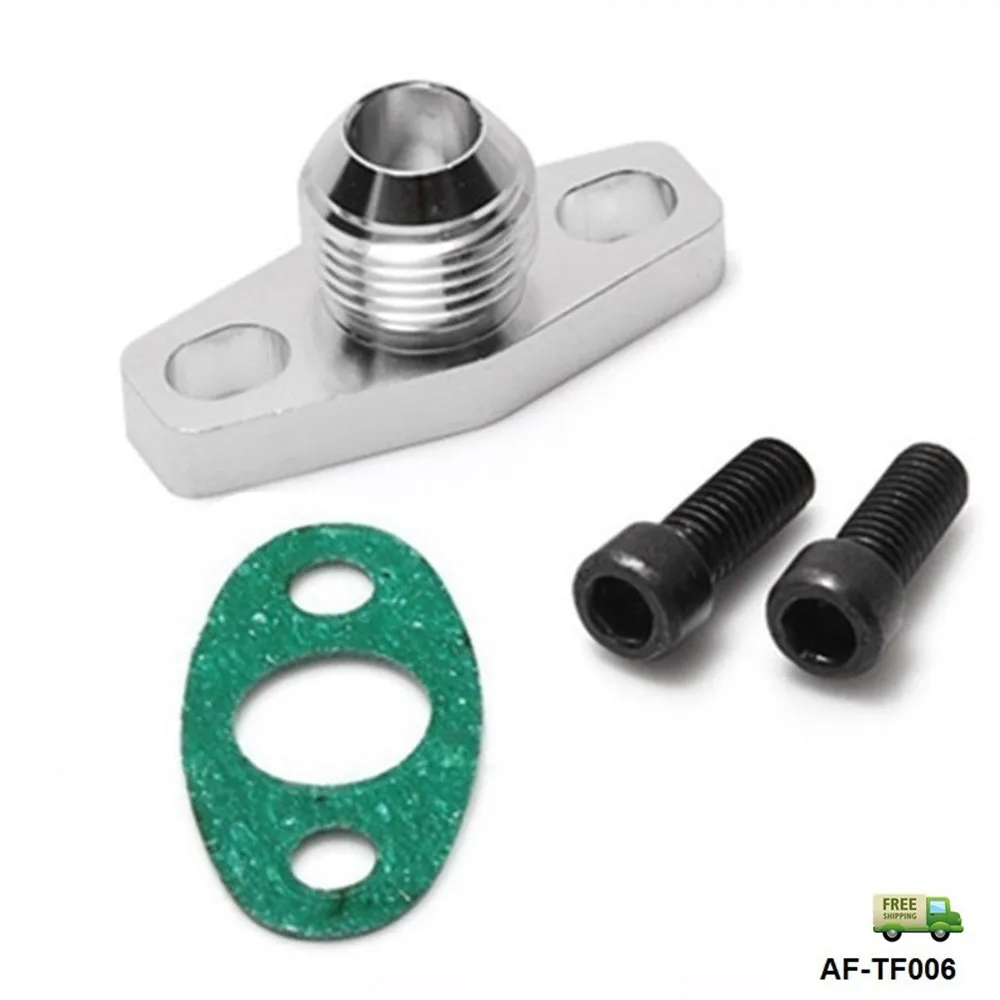 

Aluminum Turbo Oil Return/Drain Flange Adapter AN10 Garrett GT28 GT30 GT35 T25 AF-TF006-FS