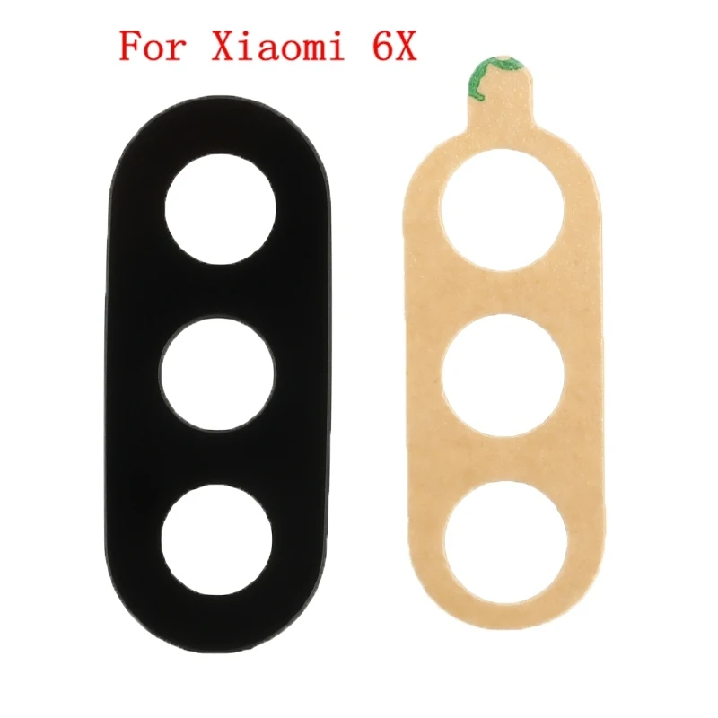 for Xiaomi 6X Камера Стекло Объектив задняя камера стекло объектив с клеем запасные части для Xiaomi A2/6X/8/Max 3/Redmi 5/5 Plus/5 pro - Цвет: for Xiaomi 6X