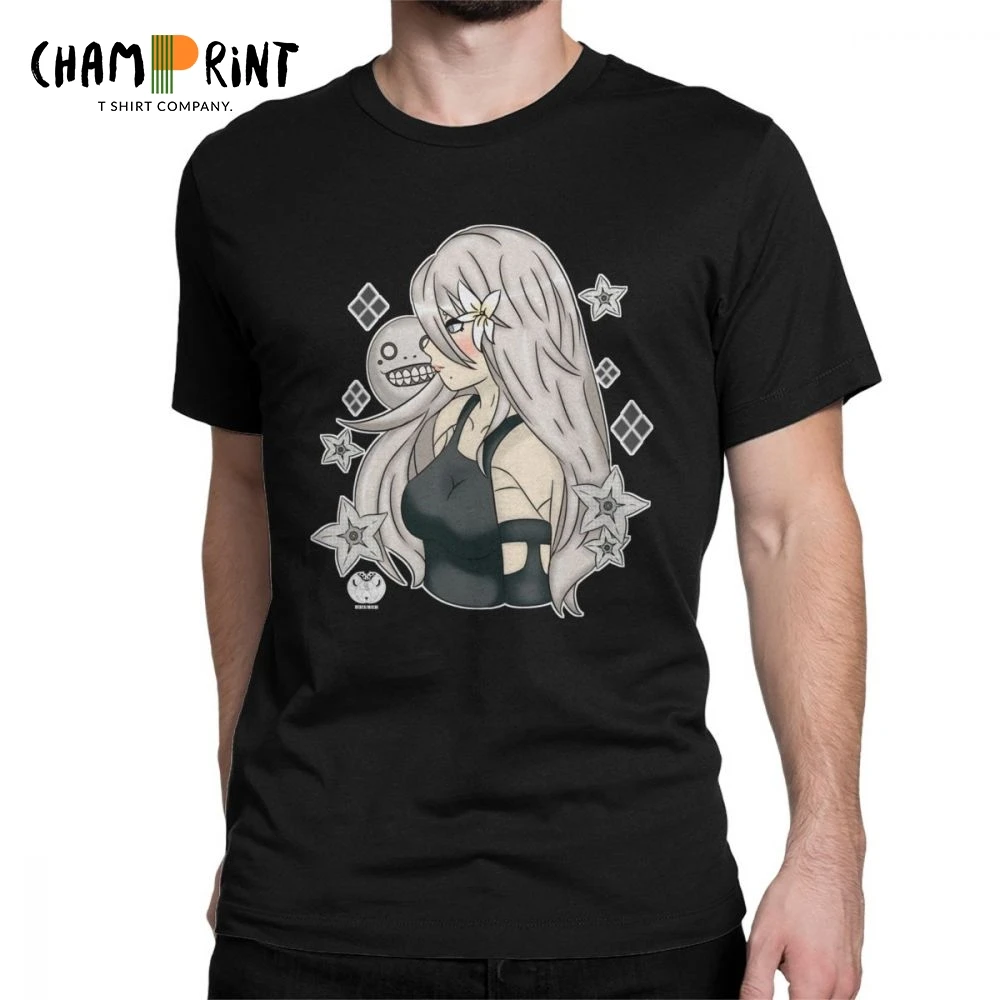

Men's Neir Automata A2 T Shirt Japan Anime Otaku Games Pure Cotton Clothes Funny Short Sleeve Tee Shirt Birthday Gift T-Shirt