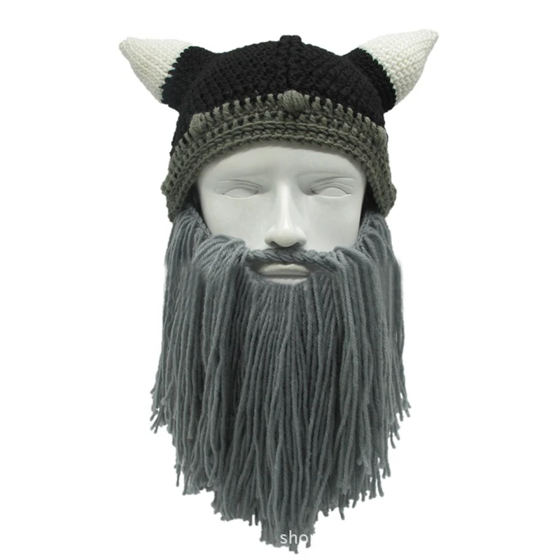 5924.15руб. 10 шт./лот SINGYOU креативная облегающая шапка викингов вязаные...