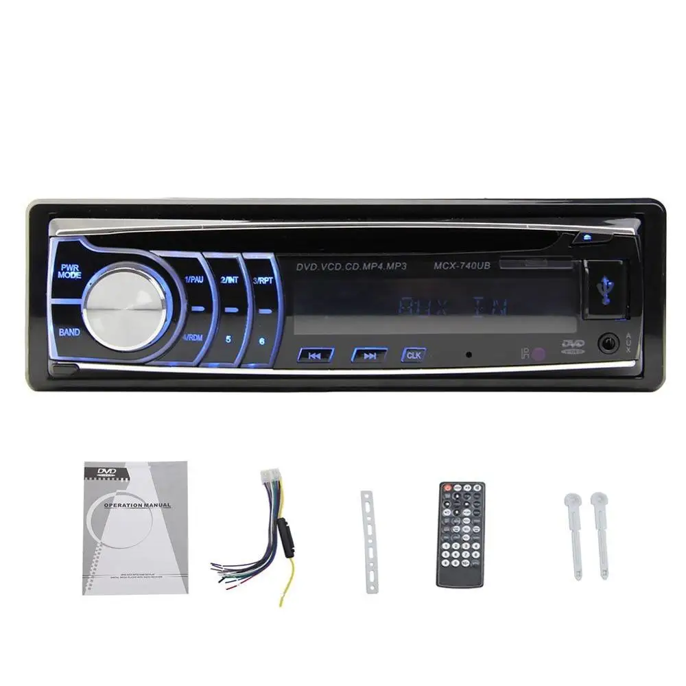 1din In Dash Headunit FM AM Radio car headunit DVD player MP3/USB/SD