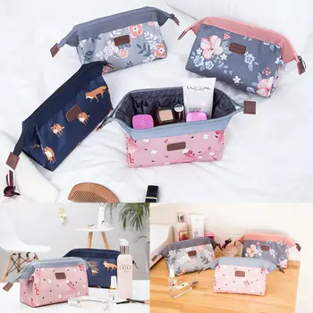 

Fashion Women Hot Casual Make Up Organizer Bags Travel Portable Multifunction Case Organizer Pouch Zip Storage Cosmetic Bag