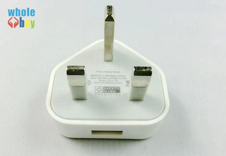 10 различных цветов штепсельная вилка Великобритании USB зарядное устройство AC