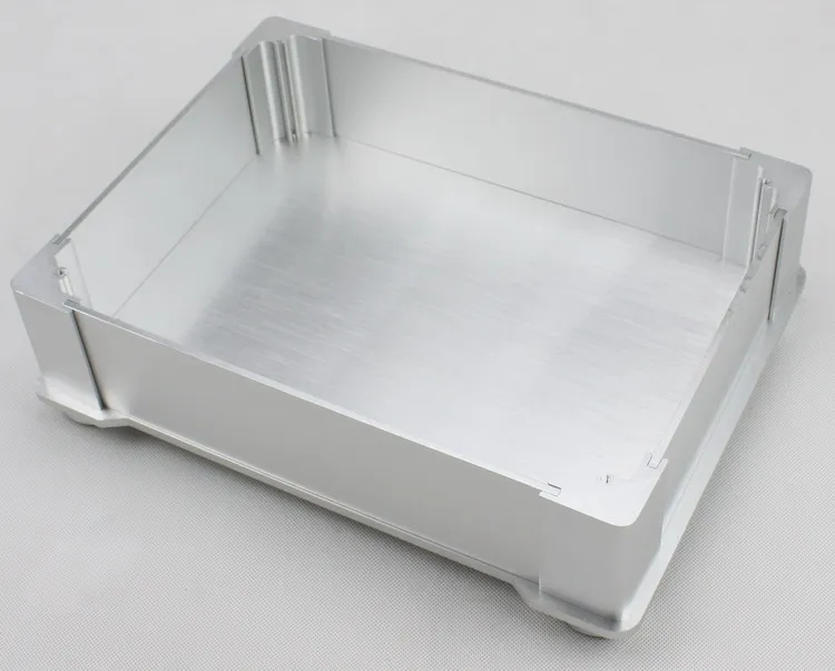 Full Aluminum Audio Amplifier Chassis/ Preamp Enclosure/ Tube Amp Box/ DAC Case 326*82*245mm With Aluminum Machine Feet