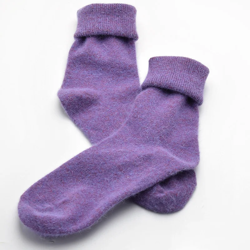 New High Quality Thick Angola Rabbit&Merino Wool Socks Women Winter Socks Women Female Socks Warm Socks For Women Big Size