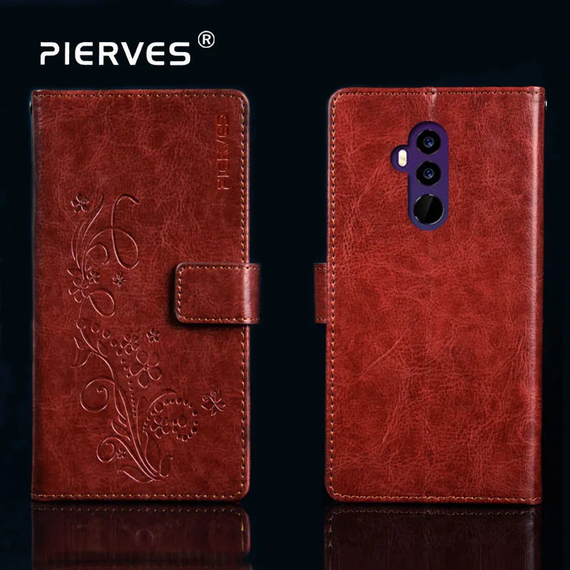 

Pierves Luxury Flip PU Leather Wallet Cover Phone Case For Umi A1 Pro UMIDIGI Z2 / Z2 Pro