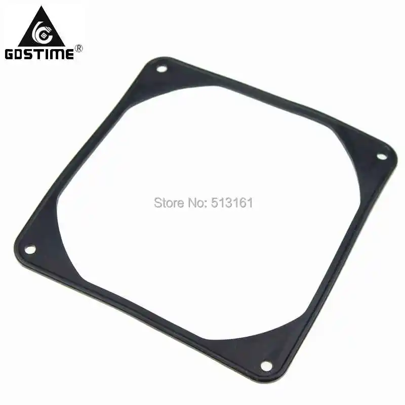 2PCS Gdstime 12cm 120mm Silicone Shock Absorption Pad Fan Anti