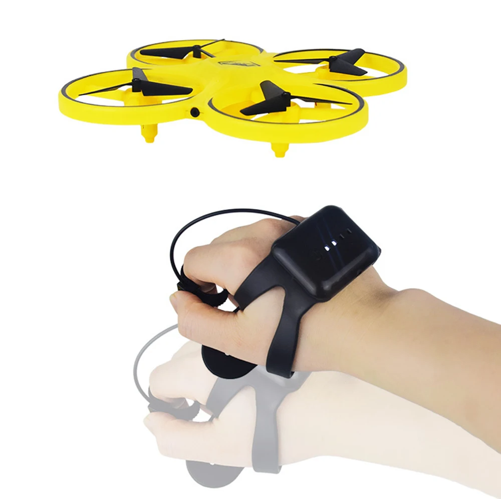 ZF04 RC Mini Quadcopter Induction Drone Smart Watch Remote Sensing Gesture Aircraft UFO Hand Control Drone Altitude Hold Kids ZF04 RC Mini Quadcopter Induction Drone Smart Watch Remote Sensing Gesture Aircraft UFO Hand Control Drone Altitude Hold Kids