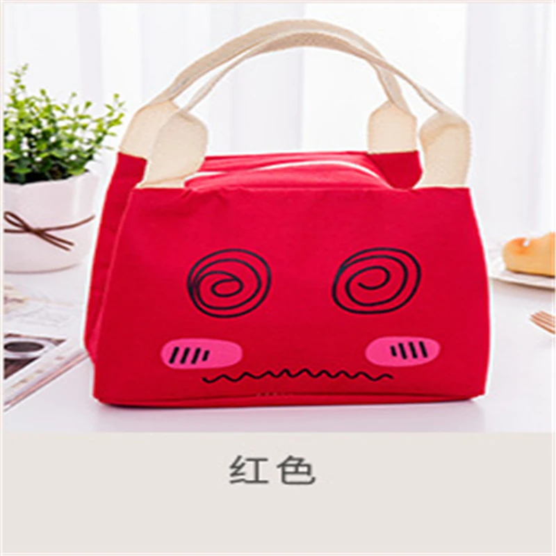 Сумка для ланча Duopindun Kawaii с милым мультяшным рисунком многоразовая Портативная