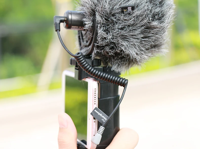 Ulanzi 3,5 мм TRS для TRRS Соединительный кабель адаптер для RODE VideoMicro VideoMic Go BY-MM1 микрофон для iPhone 6 5 Android смартфон