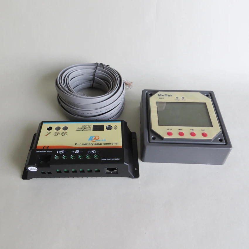 20A 12V 24V EP EPIPDB COM Dual Duo Two Battery Solar Charge Controller