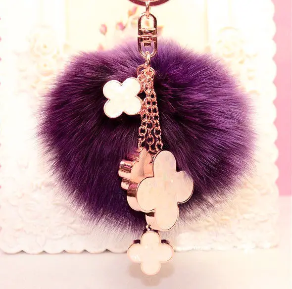 Hight Quality Luxury 10cm Fluffy Pom Pom Real Fox Fur Pompom Keychain Fur Ball Key Chain For Women Bag Charm Accessories Pendant цена Hight Quality Luxury 10cm Fluffy Pom Pom Real Fox Fur Pompom Keychain Fur Ball Key Chain For Women Bag Charm Accessories Pendant цены онлайн