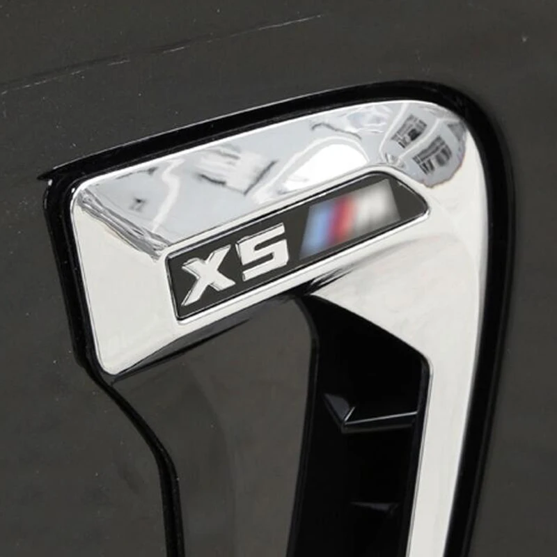 2 шт. для BMW X5 F15 2014 2015 2016 автомобильный боковой воздушный поток крыло отделка