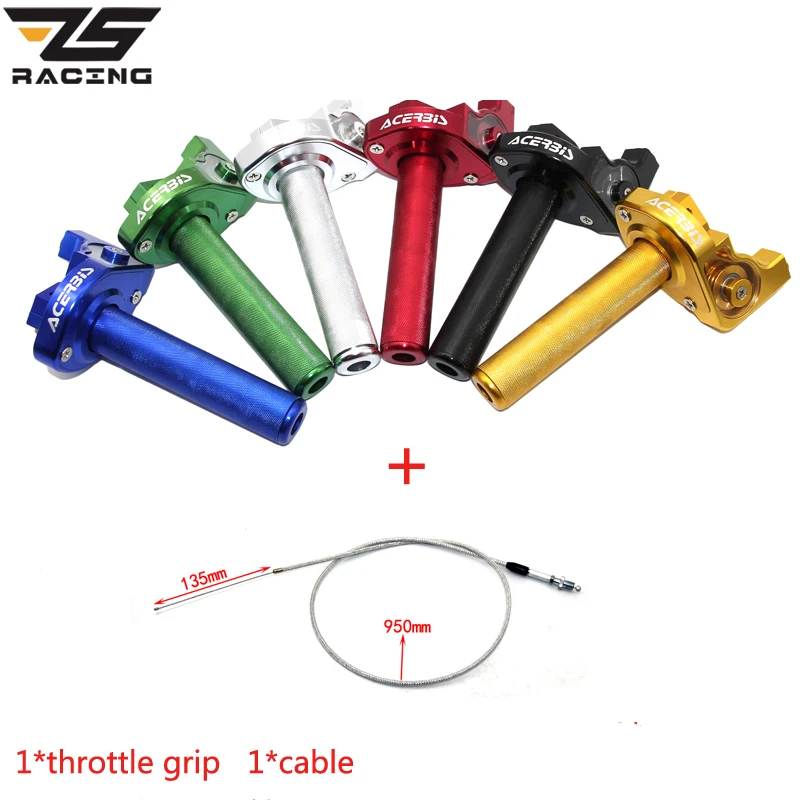 ZS Racing M10 CNC Aluminum Throttle Grip Twist Quick Action Gas
