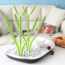 Полка для сосок бутылочки для кормления детей Полка для сушки Съемная сушилка для чистки дерева сушилка стакан для хранения держатель