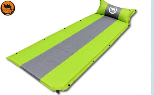 Автоматическая надувная подушка, расширенный надувной матрас, открытый тент, походный коврик для обеда, влагостойкий коврик для пикника толщиной 3 см - Цвет: green
