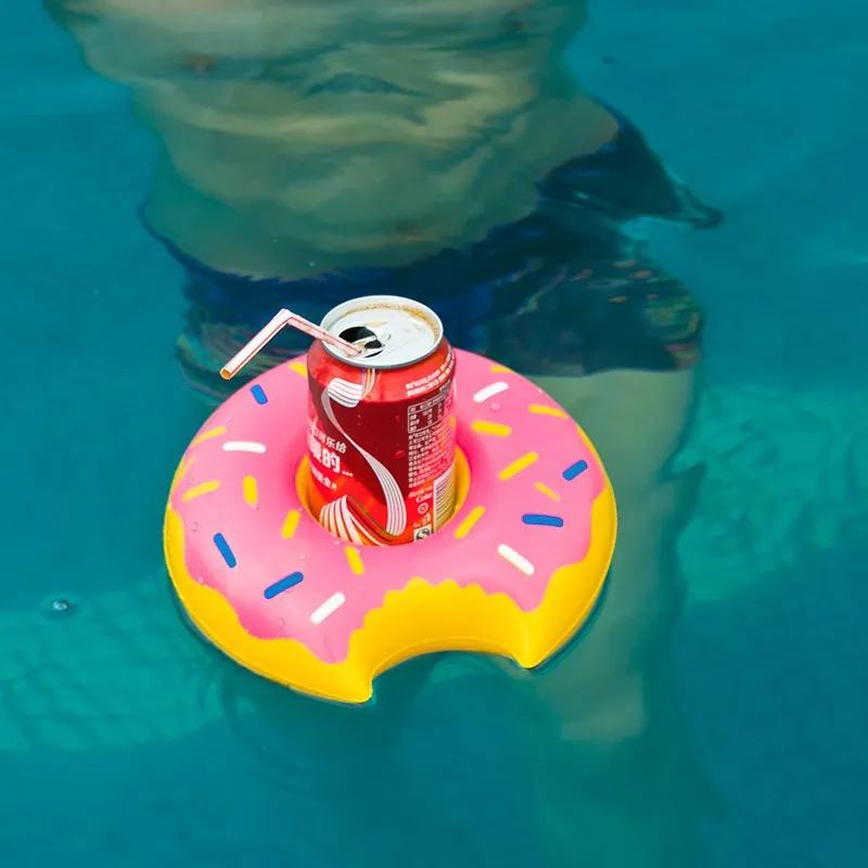 Заводская точка надувные пончики подстаканник для воды подстаканник с плавающим напитком подстаканник для бассейна игрушки для воды