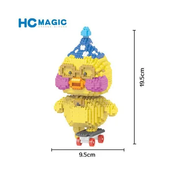 

1566pcs HC Mini Diamond Building Blocks Bricks Skateboard Celebrity Duck Anime Cartoon Puzzle Magic Block Toy for Children