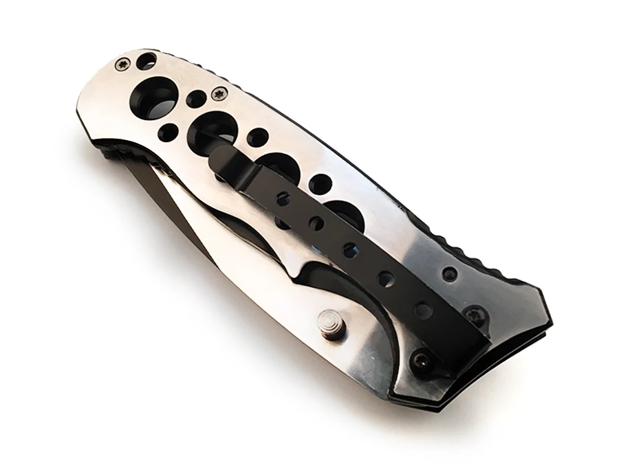 WTT Tactical Folding Knife Full Steel Utility Combat Survival Hunting EDC Knives Outdoor Camping Military Multi Tools 440 Blade