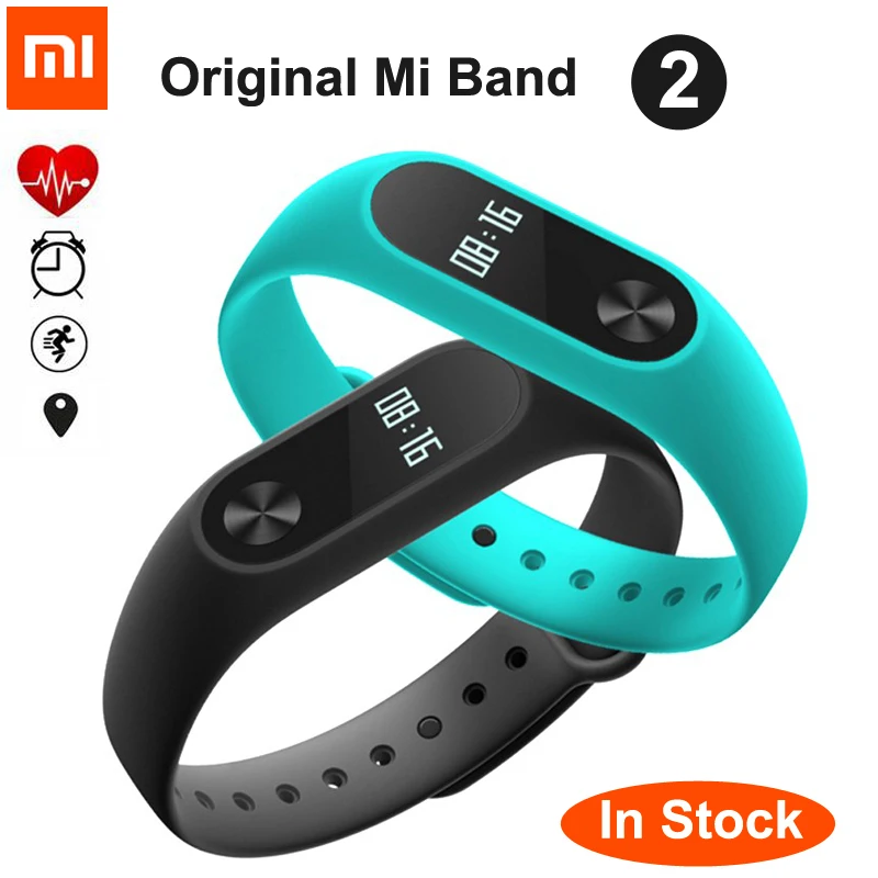  Оригинал Xiaomi Mi Группа 2 MiBand 2 С OLED дисплей сенсорная панель Smart сердечного ритма Фитнес Bluetooth Браслет Браслет 