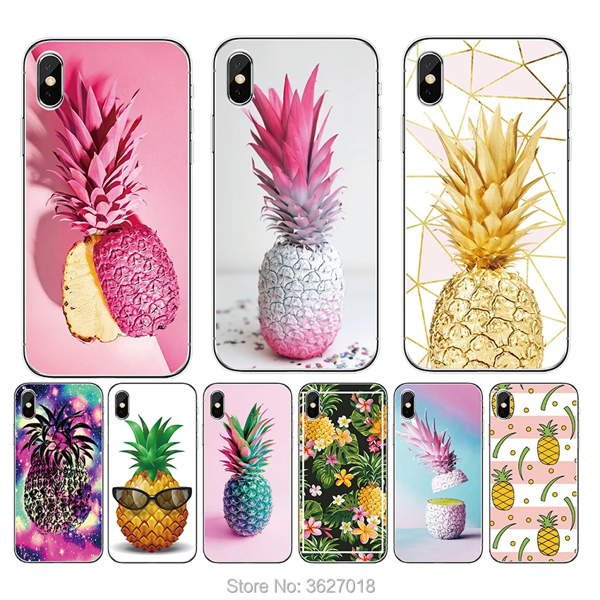 iphone XS9pcs.jpg cute pineapple