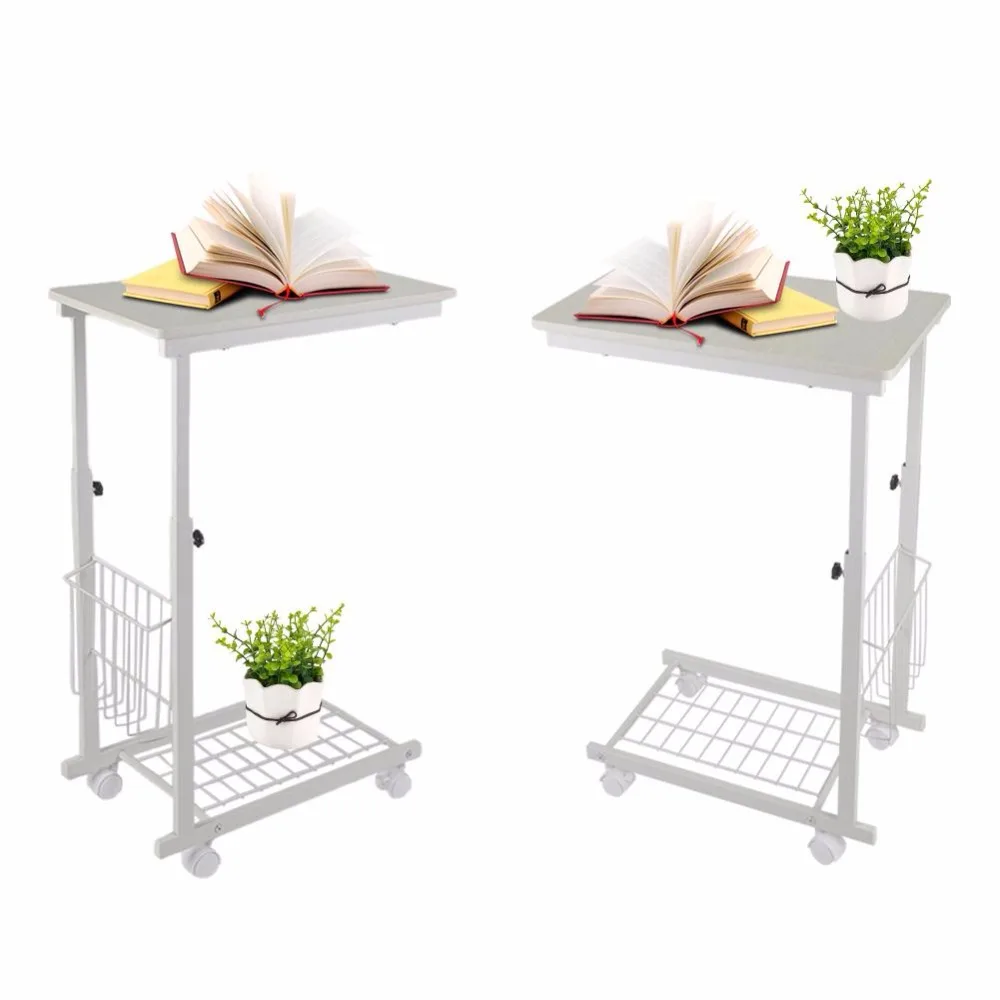 ارتفاع مكتب قابل للتعديل مع انفصال عجلات أريكة طاولة قهوة جانبية المحمول الجانب الأسود الصفصاف الجداول الجملة ارتفاع مكتب قابل للتعديل مع انفصال عجلات أريكة طاولة قهوة جانبية المحمول الجانب الأسود الصفصاف الجداول الجملة