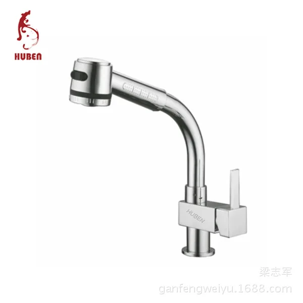 Tiger Ben kitchen faucet pull-out faucet hot and cold faucet Caipen sink faucet rotation leading all-copper interface