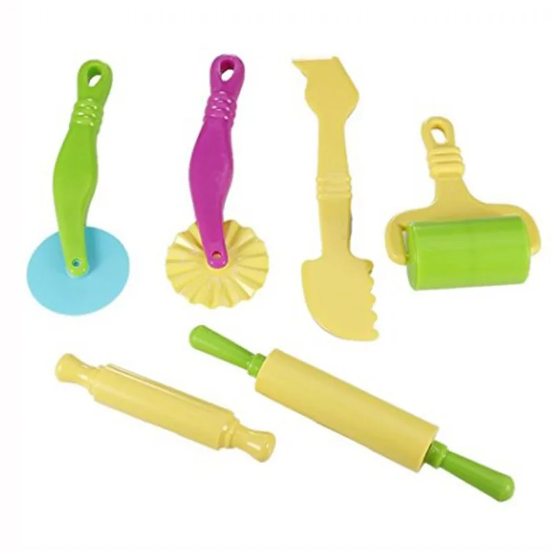 Цветные Игрушки для игры в тесто, Креативные 3D инструменты для пластилина, пластилиновые формы, подарочный набор, обучающие и обучающие игрушки