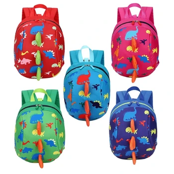 

Sell at a loss! Toddler Backpack Anti-lost Kids Baby Girls Cute Dinosaur Kindergarten School Bag School Bags for Teenage Girls