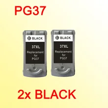 2x Для PG37 PG-37 картридж для canon IP1800 IP1900 MP210 MP220 MX300 MX310 принтера
