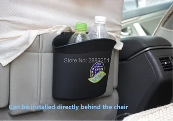 

Accessories Big Capacity Car Opening Design Trash Bin Hang Type For Audi a4 a3 q5 q7 a5 b6 b8 a6 c5 b7 c6 audifonos Home Office
