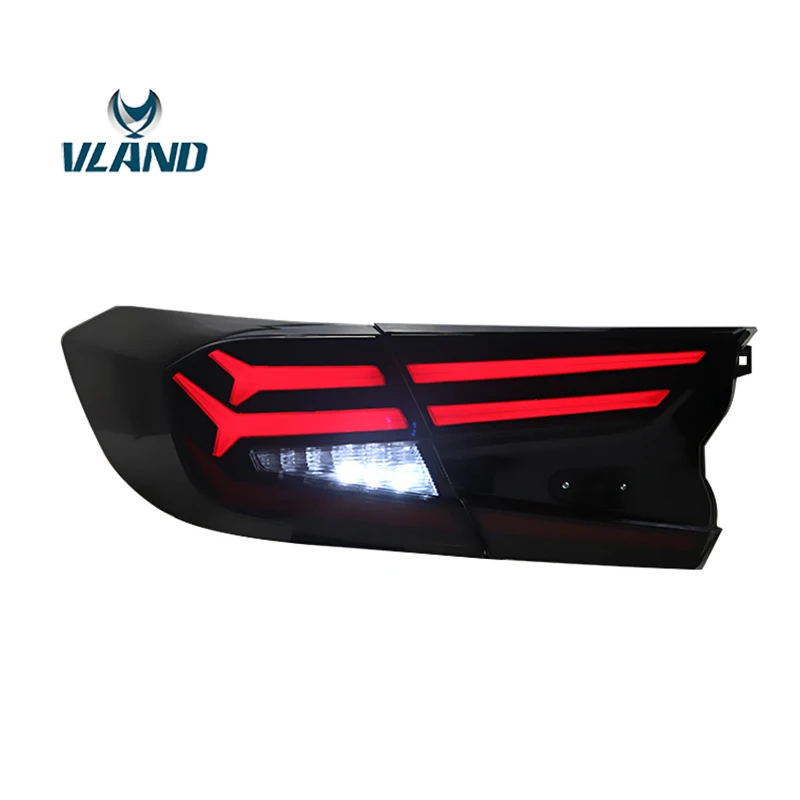 Vland заводские автомобильные аксессуары задний фонарь для Honda Accord 10th светодиодный задний фонарь с последовательным индикатором