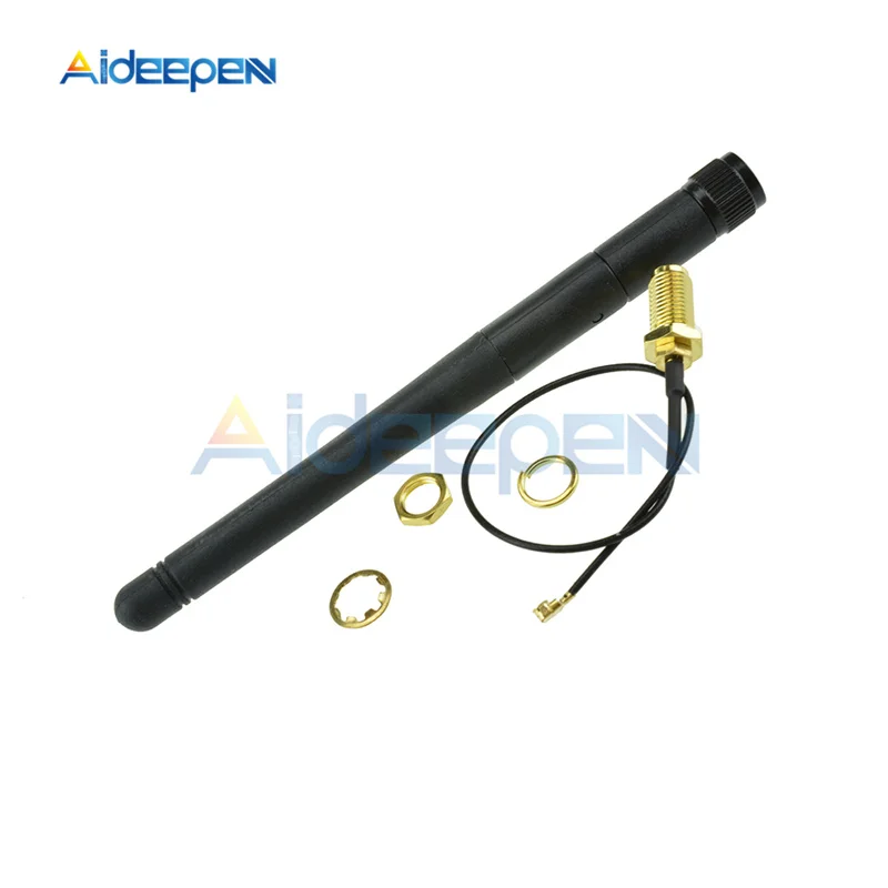 Беспроводная антенна SMA 11 см 2 4G дБ 5 усиление для NRF24L01 PA CC2500 модуля 20 IPX адаптер