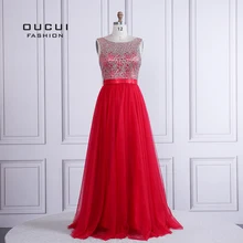 Настоящее фото Серебристые вечерние платья без рукавов с блестками бордового цвета вечерние платья трапециевидной формы размера плюс OL103204