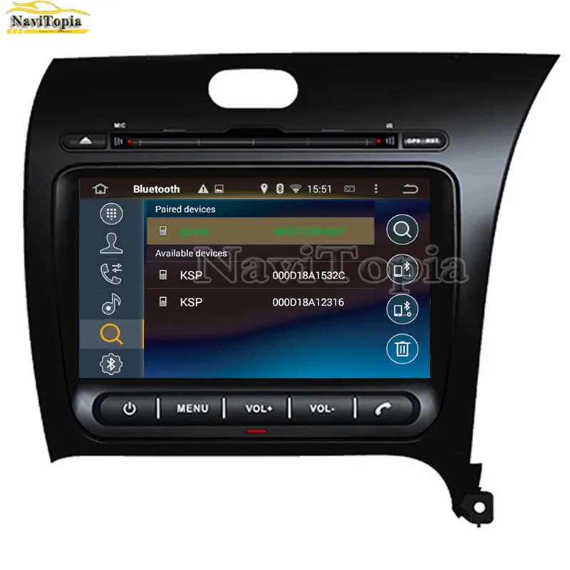 Flash Deal NAVITOPIA 4G RAM 64G ROM PX6 Six Core Android 9.0 Car DVD GPS Navigation for Kia Cerato/K3/Forte RHD 2013 2014 2015 2016 2017- 13