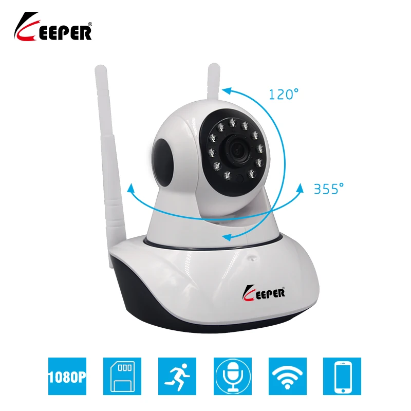 KEEPER 1080P HD Wifi Senza Fili di Sicurezza Domestica Macchina Fotografica del IP di Rete di Sicur