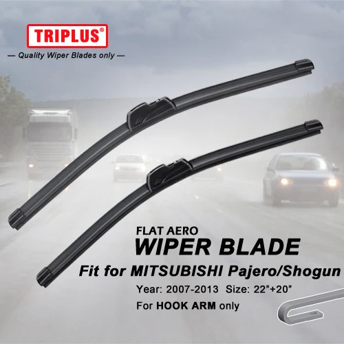 Wiper Blade for MITSUBISHI Pajero (2007 2013) 1set 22"+20" Shogun Flat