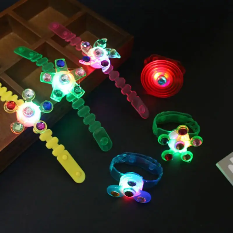 Fidget Spinner Light Up Watch Stress 