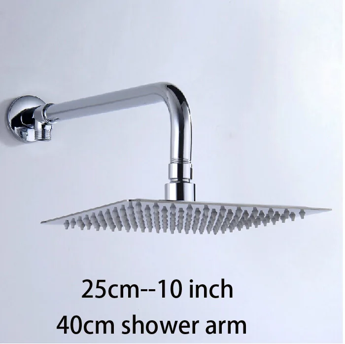 Free Concealed Install Wall Mount Shower Arm 10 Inch